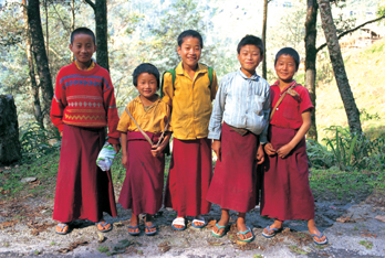 Bambini di Ladakh, India